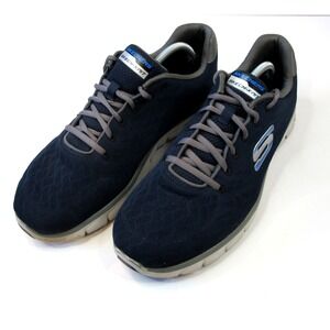 Skechers Blue Skech-Knit Dual-lite Trainers Sneakers Shoes Men's Size 12